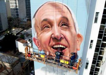 Mural del Papa Francisco